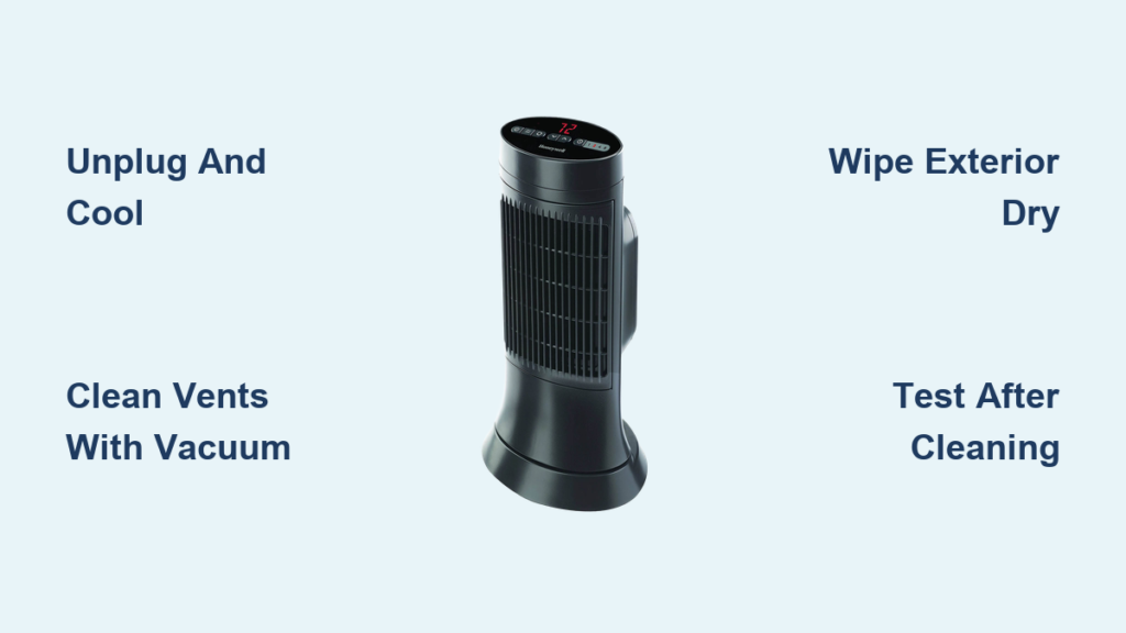 How to Clean Honeywell Space Heater