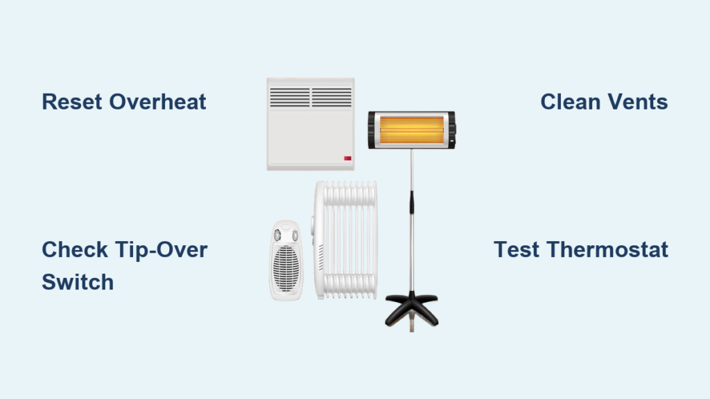Space Heater Light On But Not Working: Quick Fix Tips