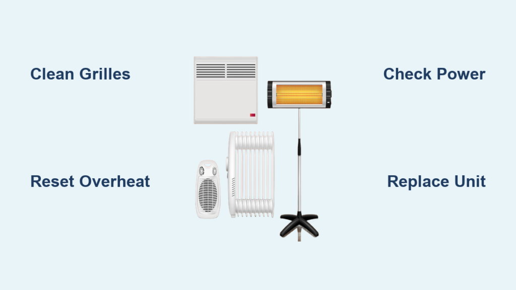 How to Fix Space Heater Not Blowing Hot Air
